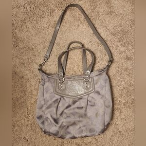 Gray Coach Bag